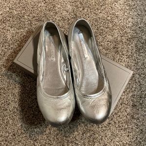 BCBG Metallic Flats